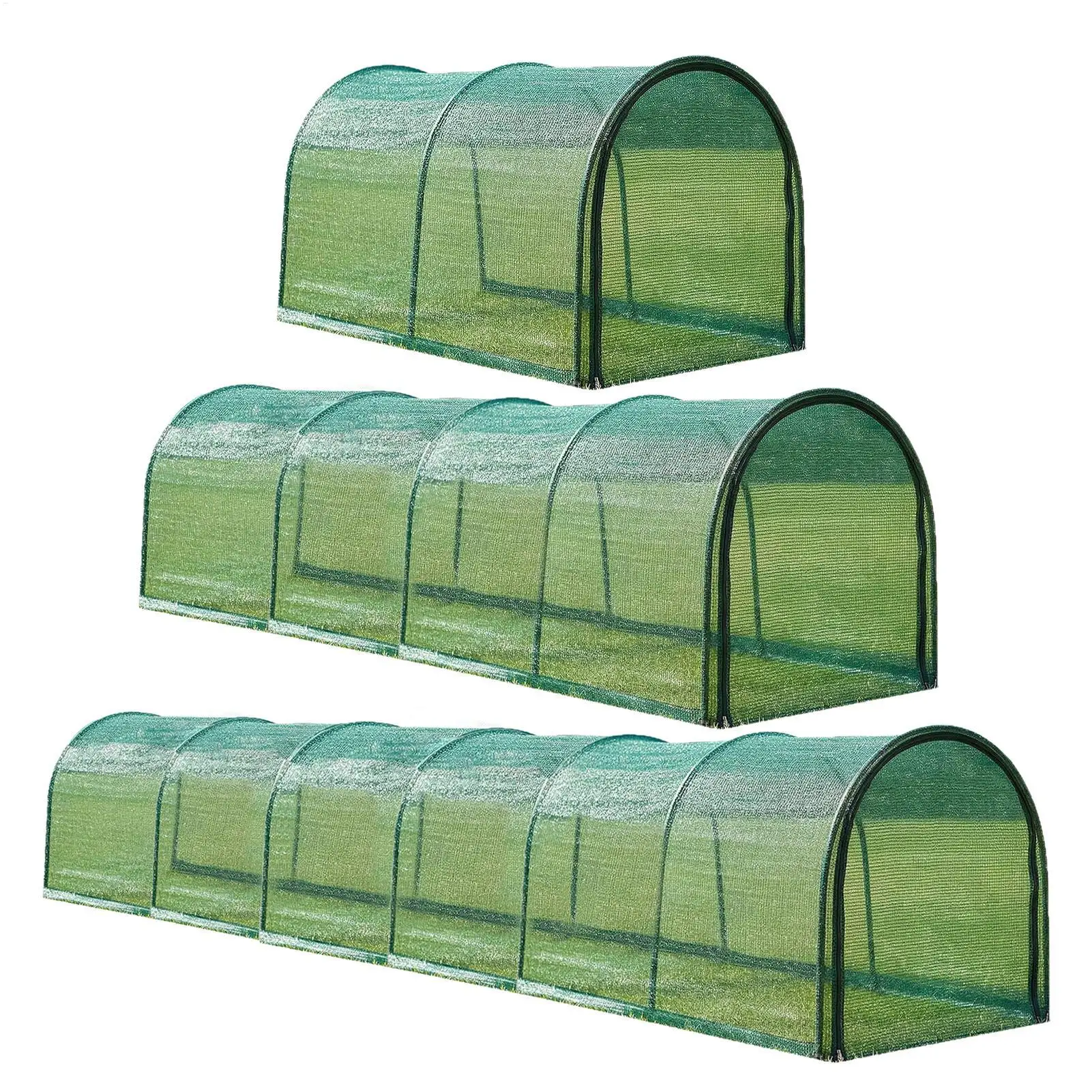 Chicken Tunnel Foldable Long Quick Installation Flexible Yard Outside Chicken Tunnels for Ducks Geese Rabbits Small Pets Chicks