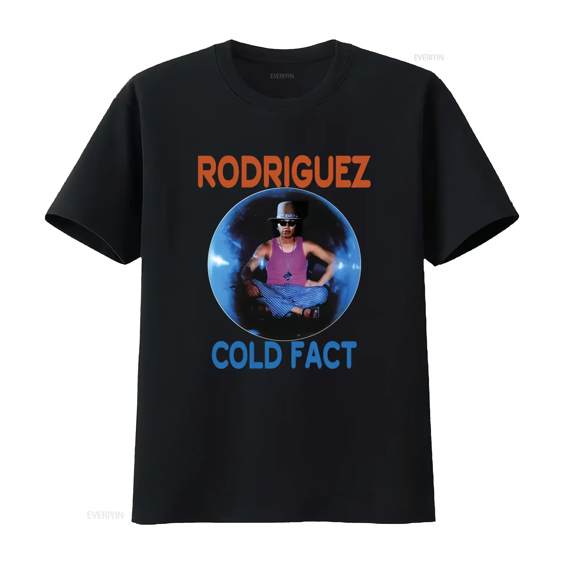 Футболка Sixto Rodriguez Cold Fact в винтажном стиле, с ретро-дизайном, забавная, модная, универсальная, с легким графическим принтом, повседневная, стильная.