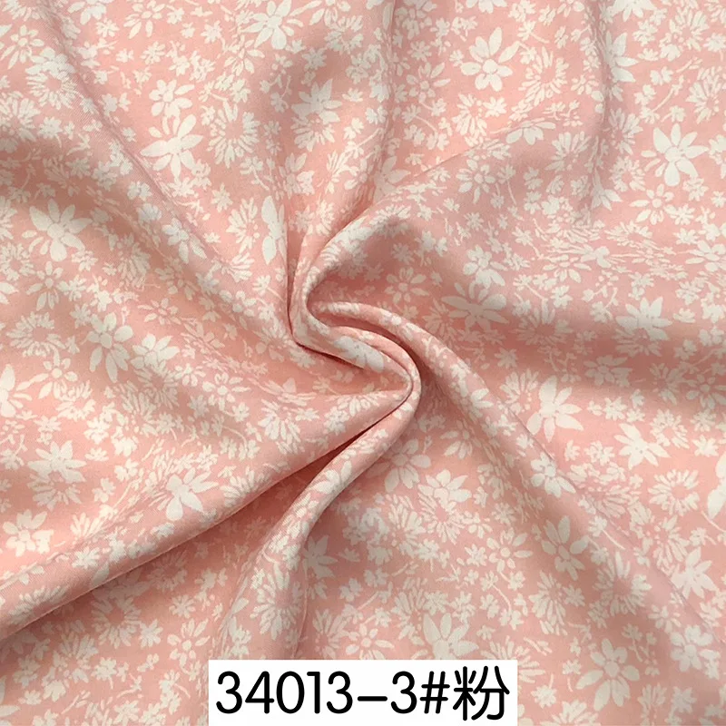 Rayon Fabric Floral Flower Cloth New Digital Printed for Sewing Summer Dress Clothing DIY Handmade by Half Meter