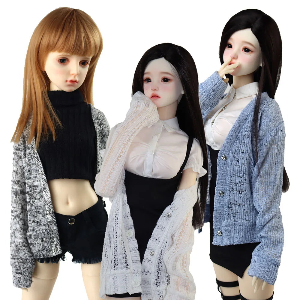 BJD clothing fashion sweater, coat, knit, mini skirt, denim shorts 58-60CM 1/3 SD ball joint doll toy accessories girl gift