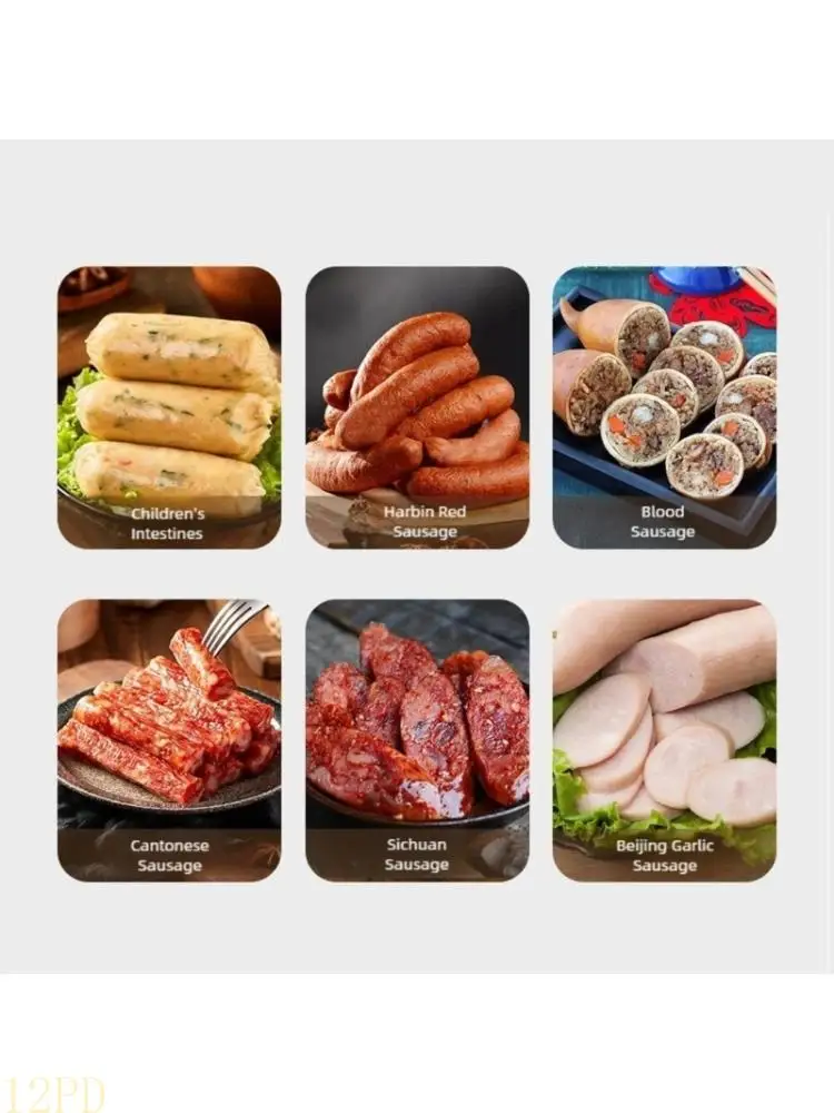12PD Ergonomic Manual Sausage Maker Produced for Stability Cleaning Ease Preps