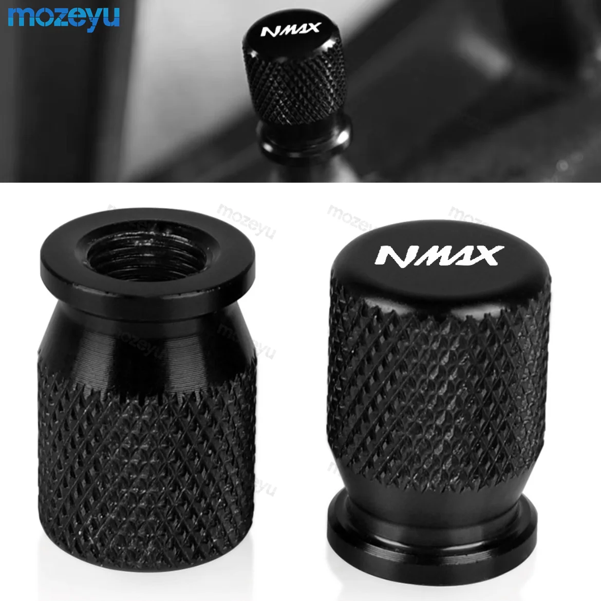 

2026-2015 New For YAMAHA NMAX 125 155 NMAX125 NMAX155 N-MAX 2Pcs Motorcycle Accessories Tire Valve Air Port Stem Cover Caps