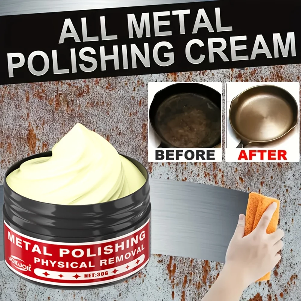 JOKJOK Сверхмощный полировальный воск для металла — универсальная паста для ремонта и обслуживания металлов, многоцелевой полировщик для меди, латуни, Al