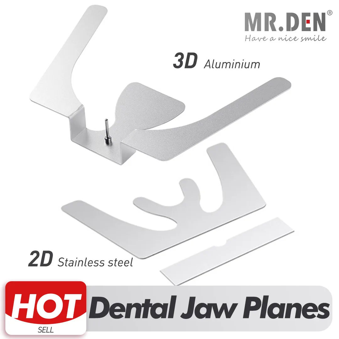 

MR DEN Dental Occlusal Maxillary литая челюсти Fox плоская тарелка 3D автоклавируемое положение для изготовления полных протезов