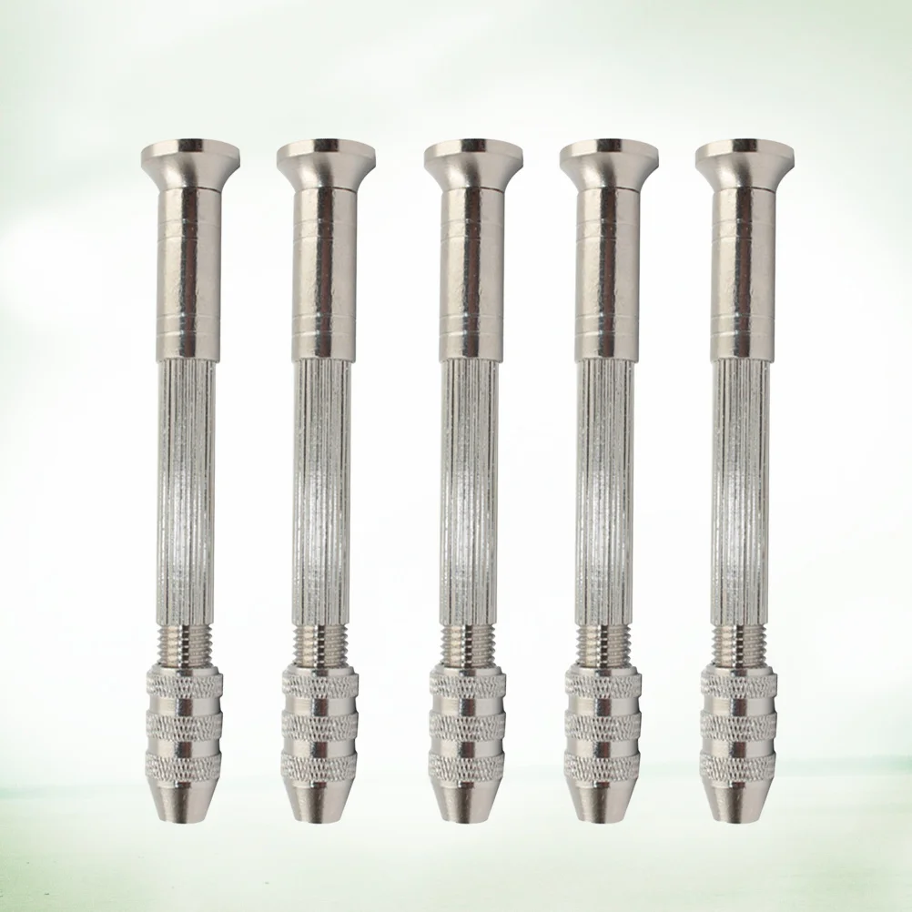 5Pcs Hand Drill Precision Heavy Duty Professional Tool for Wood Linden Horn Amber Walnut Plastic Jewelry Engraving