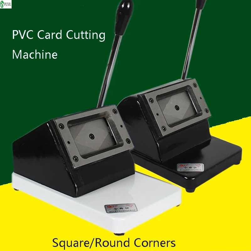 

Heavy PVC Card Cutting Machine Business Card Cutter Square Horn Fillet Punching Machine 90*55/86*54/88*60MM Tools