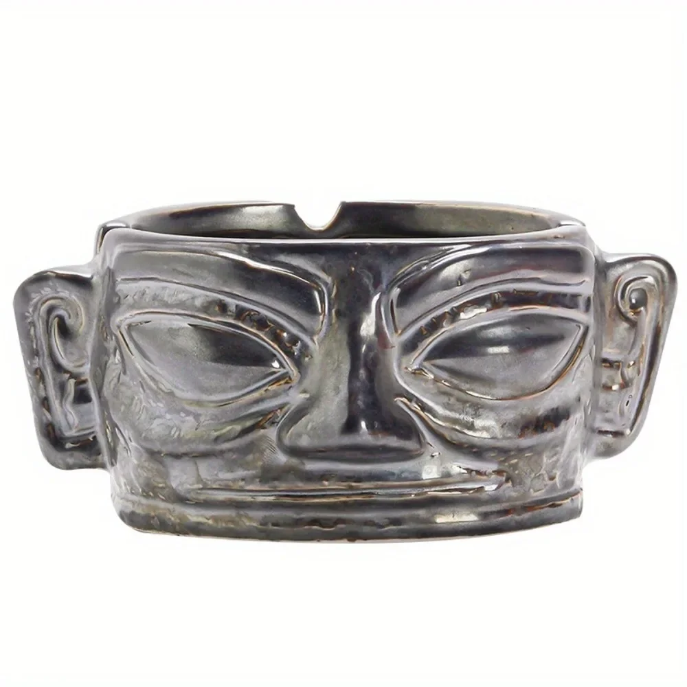 

Креативная фигурка пепельницы Sanxingdui - уникальная и модная пепельница для дома, гостиной, офисного стола, украшения бара.