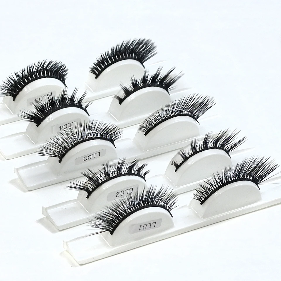 Wiスパイキャットアイアイアイラッシュ、lカール、フルストリップヘア、フェイクメイク、化粧品、新