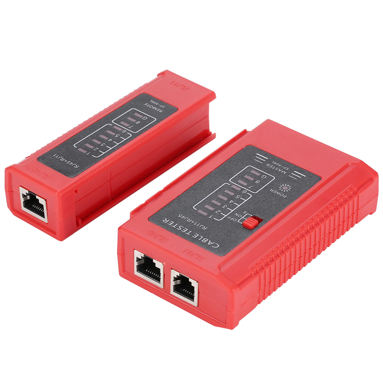 كابل اختبار LAN شبكة اختبار سلك اختبار أداة WZ-468 RJ45 و RJ11 شبكة كابل اختبار إيثرنت LAN أداة اختبار الشبكة