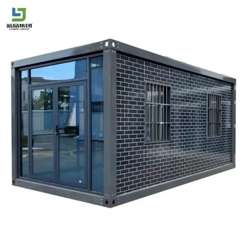 Hot Product New Design Flat Pack Beach Vacation Tiny House Prefab Mobile Folding Container House