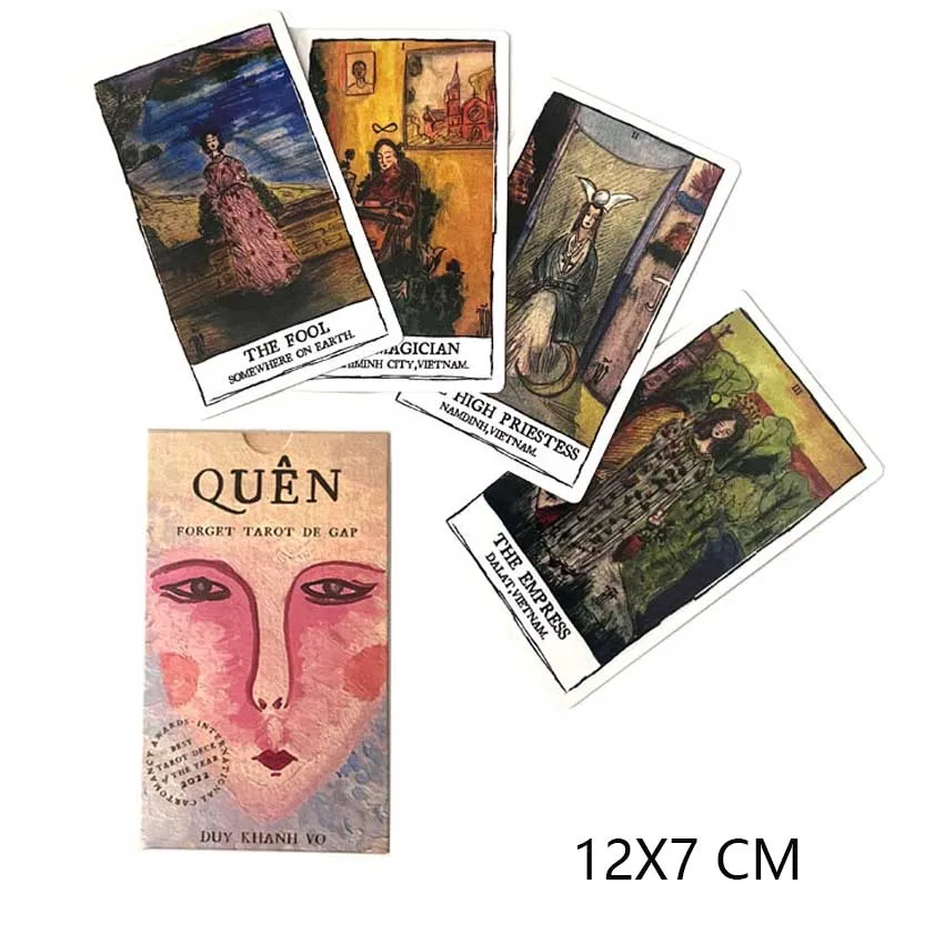 12x7 cm Quen Tarot Deck Card Games