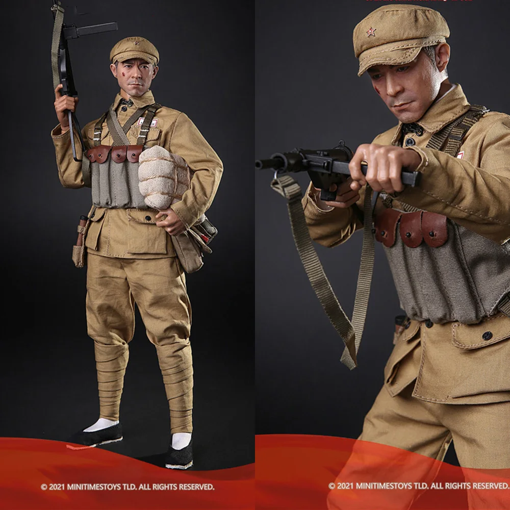 

Mini Times Toys M032 1/6 Men Soldier Cpla The Third Field Army City Keeper Hero Of The People 12Inch Action Figure Model