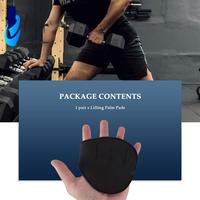 A09F-Lifting Palm Dumbbell Grips Pads Unisex Anti Skid Weight Cross Training Gloves Gym Workout Fitness Sports Hand Protect