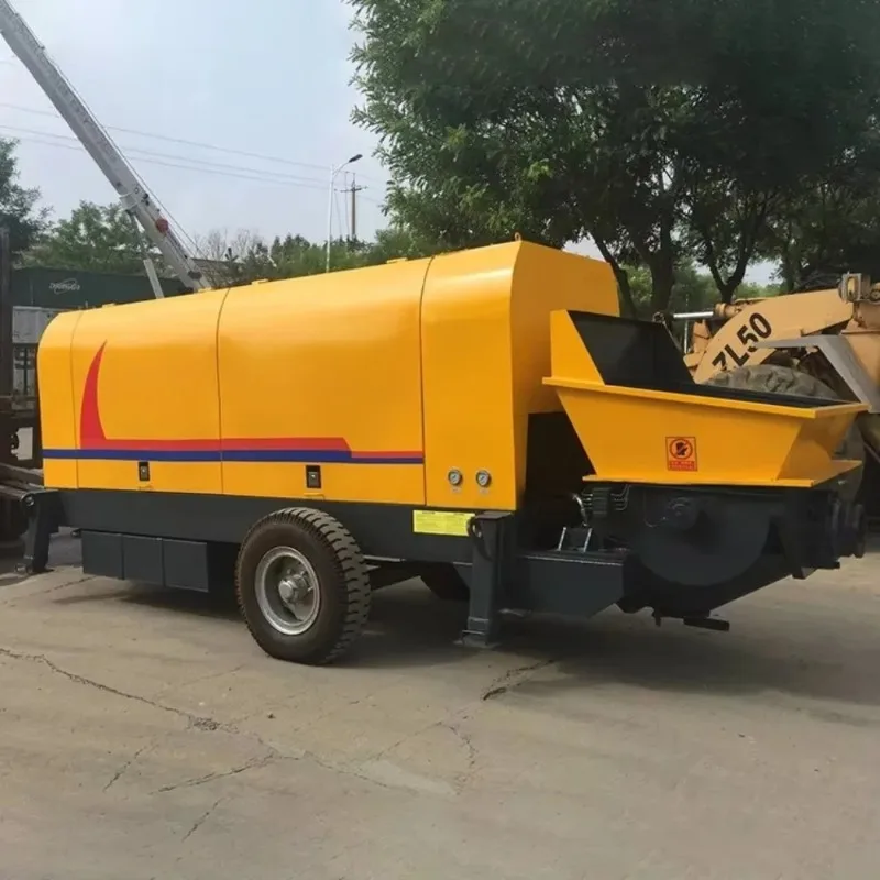 Small Portable Concrete Pump With Trailer‑Mounted Engine Electric Concrete Pump Machine Construction Work, Deposit Payment Link