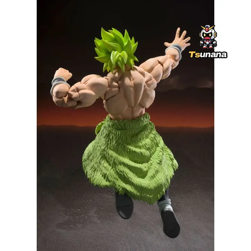 BANDAI S.H.Figuarts Super Saiyan Broly Asli Bola Naga Kekuatan Penuh Super Broly Tersedia Mainan Model Figur Anime