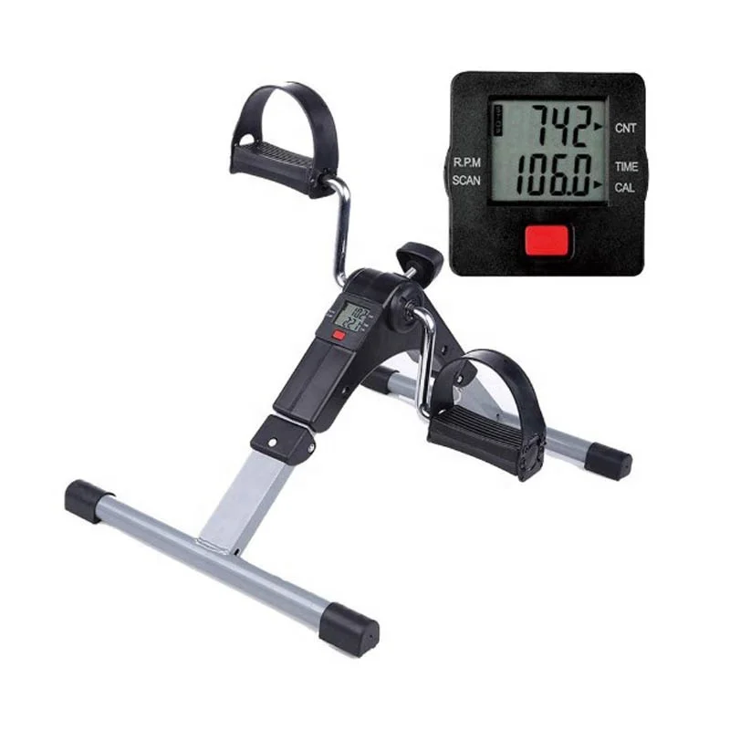 Foot Cycle Arm & Leg Peddler Machine LCD Screen Displays portable Mini Exercise Bike Under Desk Bike Pedal  Exercise Bike