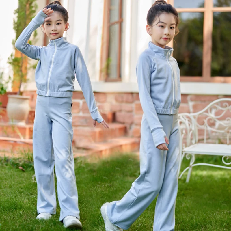 Profesjonalny strój baletowy dla dziewczynek, gimnastyczny trykot, spódniczka tutu, puszysta sukienka na występy sceniczne.