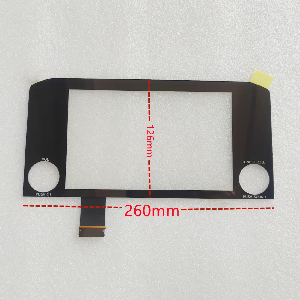 8 Inch 50 Pins Glass Touch Screen Panel Digitizer Lens For 2022 Nissan Rogue Platinum Car Radio DVD Player GPS Navigatio