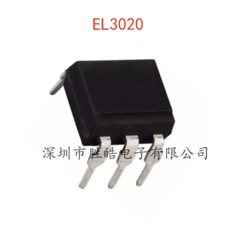 

(10PCS) EL3020 BLACK Three-Terminal Bidirectional Silicon-Controlled Optocoupler Straight Into DIP-6 Integrated Circuit