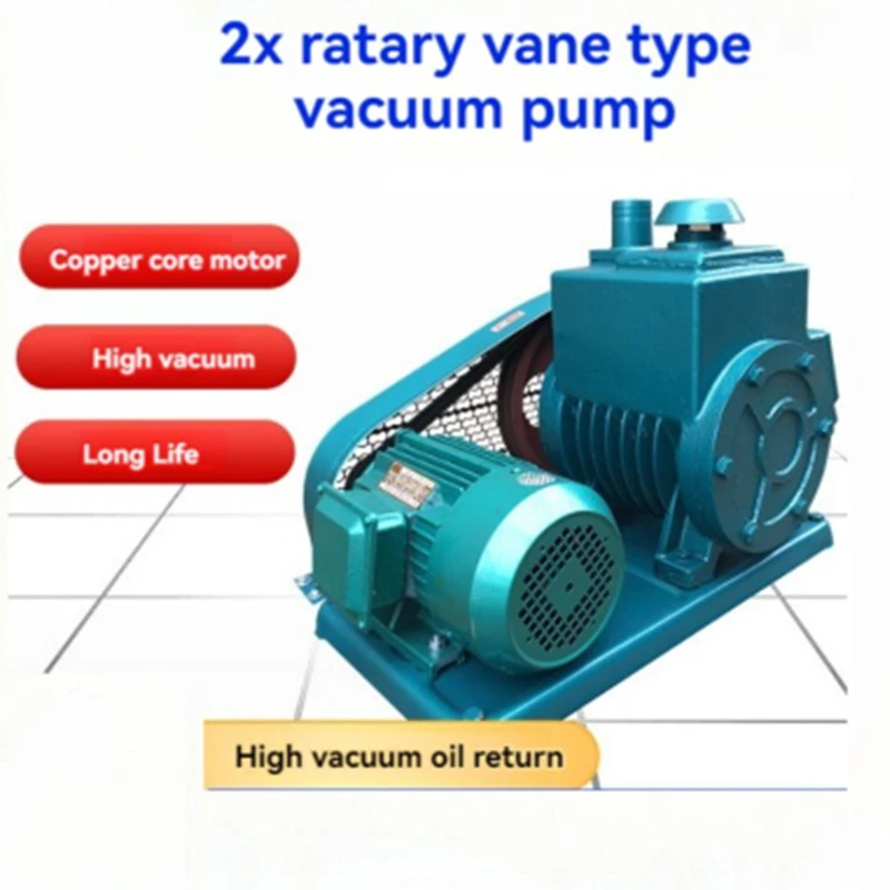 220V/380V Bipolar Rotary Vane Pump Vacuum Box Resin Silicone Vacuum