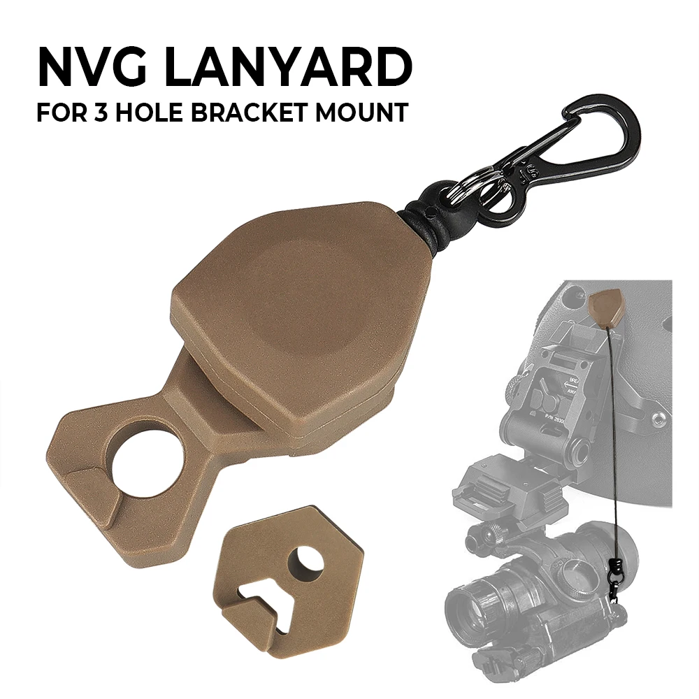 L4 G30 G70 NVG Mount with Three-Hole Bracket Lanyard For Helmet Accessories Hunting Night Vision Mount