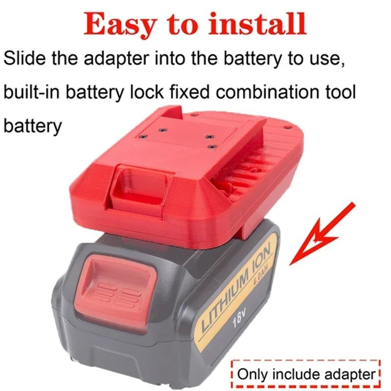 Imagem -04 - Conversor de Bateria para Ferramentas de Níquel Skil para Dewalt 18 20v Adaptador de Bateria de Íon-lítio para Ferramentas Elétricas Acessórios Ferramentas Furadeira Elétrica