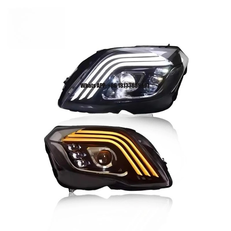 

Фара для Mercedes-Benz GLK X204 GLK260 GLK300 GLK250 GLK350 2013-2015 в стиле Maybach, светодиодная, в сборе, Plug & Play