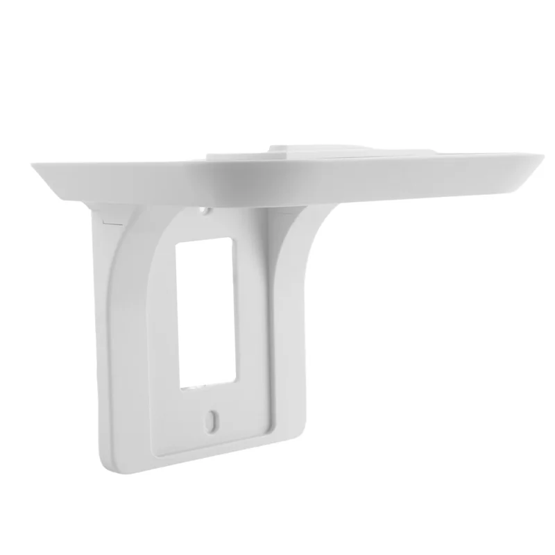 Soporte de pared BNVN-2X para Echo Show 5 y Echo Show 8, soporte para altavoz, accesorios para altavoces inteligentes giratorios ajustables, blanco