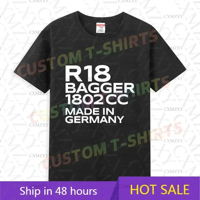 

2025 Men T Shirt Casual Inspiration R 18 Bagger T-shirt Graphic Oversized Sports Tops Comfortable Streetwear S-3XL Cool Tee