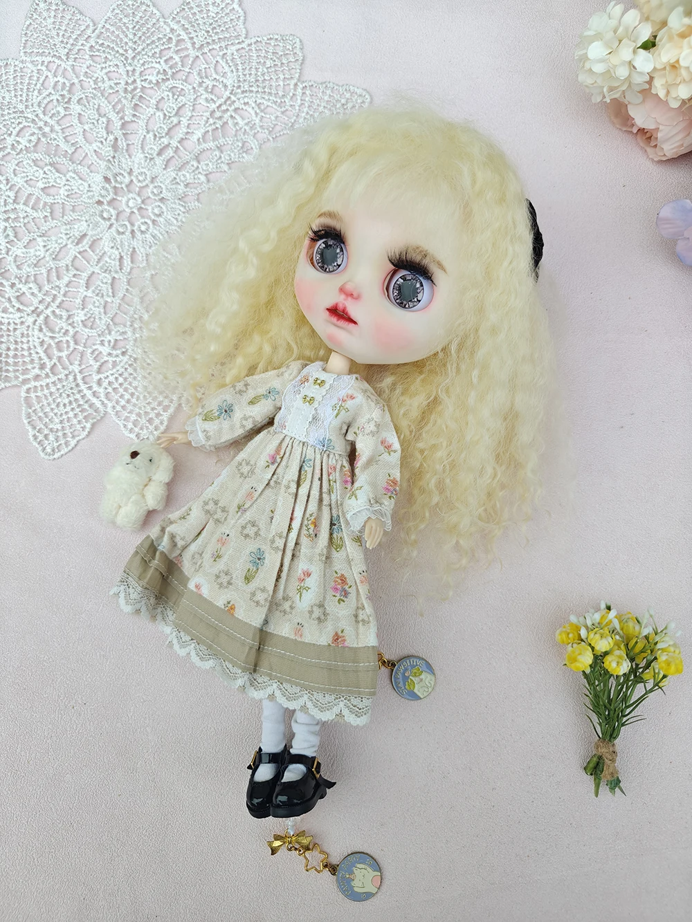 Ropa para muñeca ICY DBS blythe, vestido para muñeca Blythe, conjunto de falda bonita OB22 OB24 AZONE, accesorios, ropa blythe