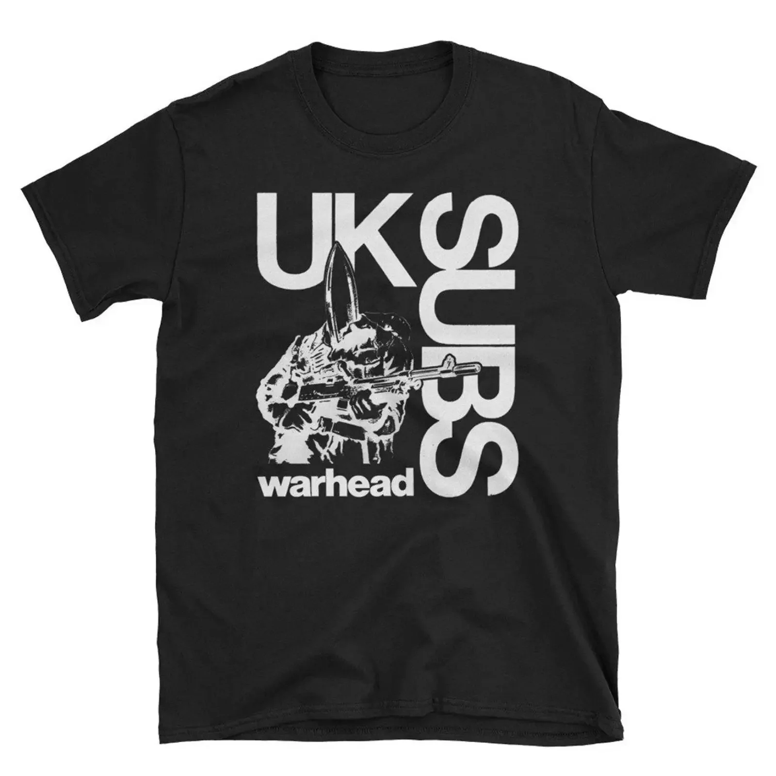 Camiseta U.K. Subs Band de algodón negro, tallas S-5XL, regalo para aficionados, CL190, vintage, lavada, versátil, ligeramente estilo streetwear, casual, elástica.