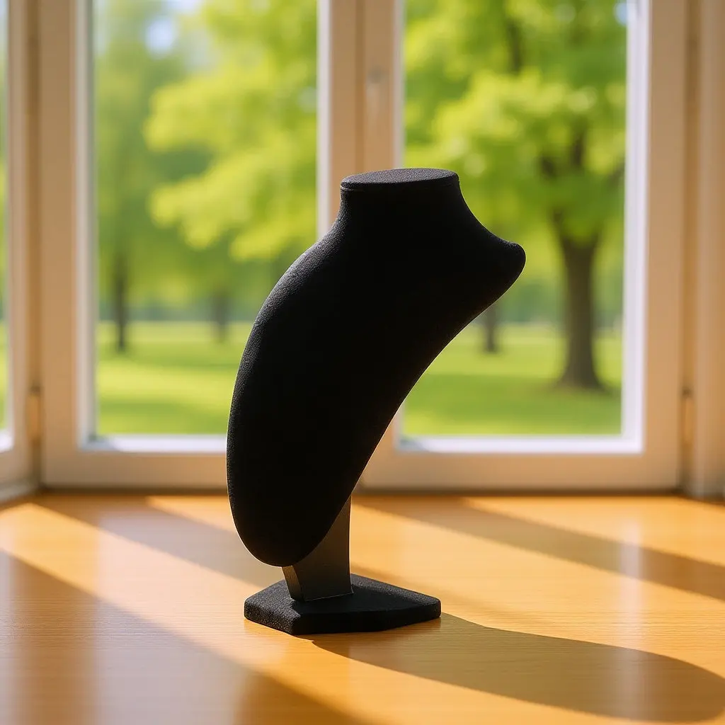 

1Pcs Jewelry Bust Stand Necklace Display Rack Organizer Chains Necklace Showcase Stand Holder Premium Jewelry Organizer