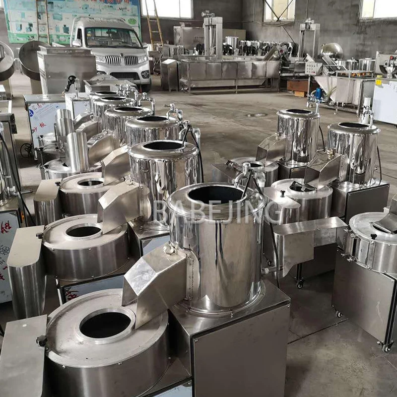 

BABEJING Полностью автоматическая машина для очистки и очистки картофеля, нарезка таро и редиса из нержавеющей стали