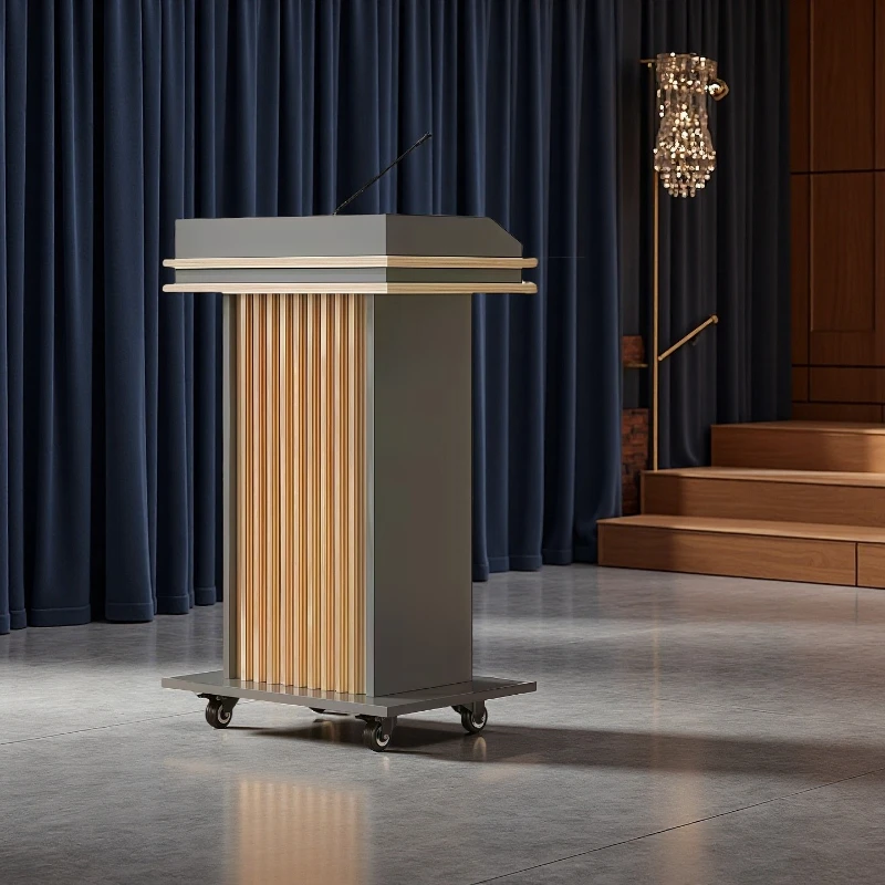 Reception Desks With Counter Welcome Reception Desk Lecture Stand Platform Table Bold Table Legs Support Customization Table