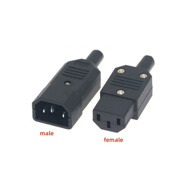 1pcs/lot AC socket, electric scooter, rice cooker, three hole male and female docking plug, three core power socket AC-013