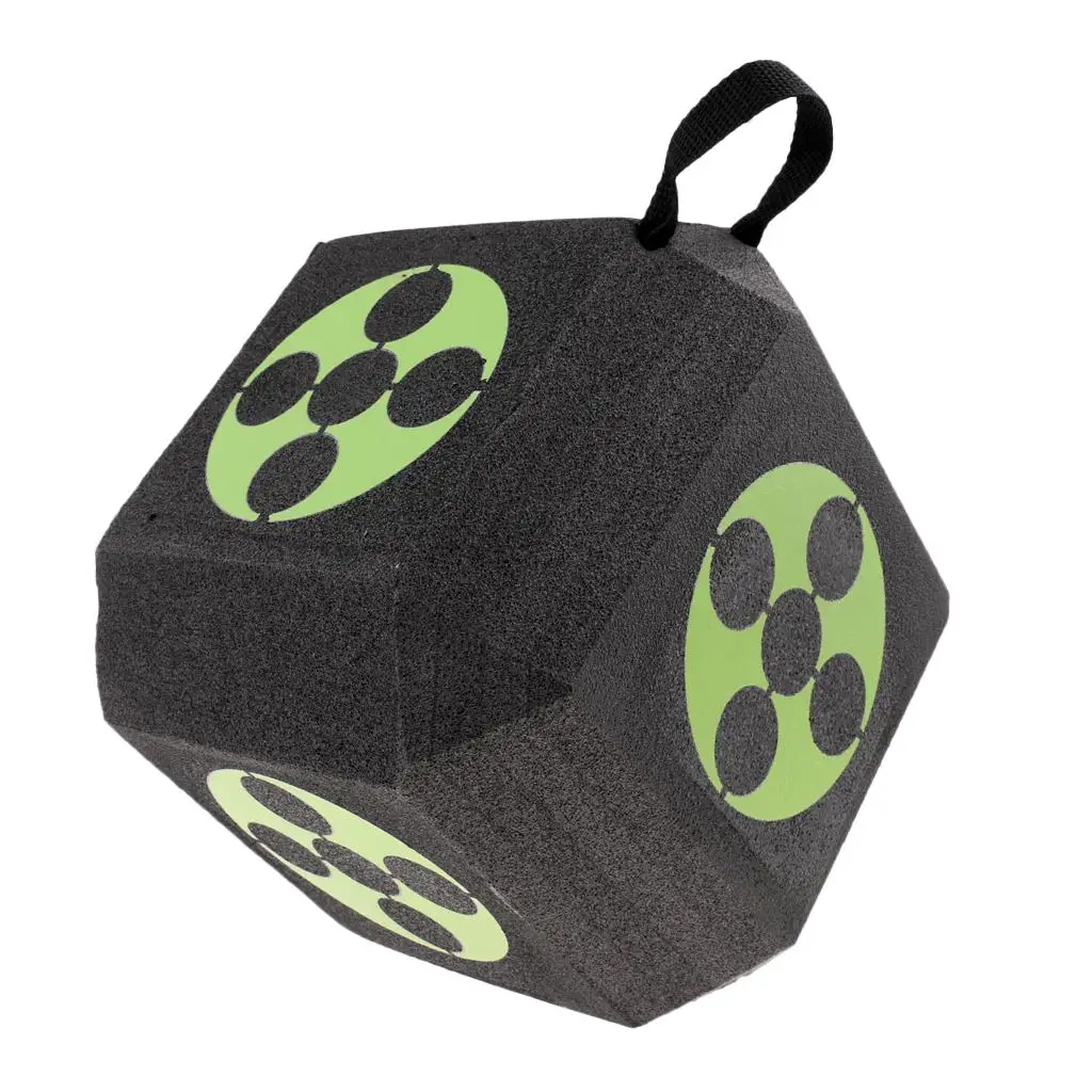 Archery Block Target XPE Foam Rapid Self Healing 18 Sided Design for Shooting and Hunting Equipment