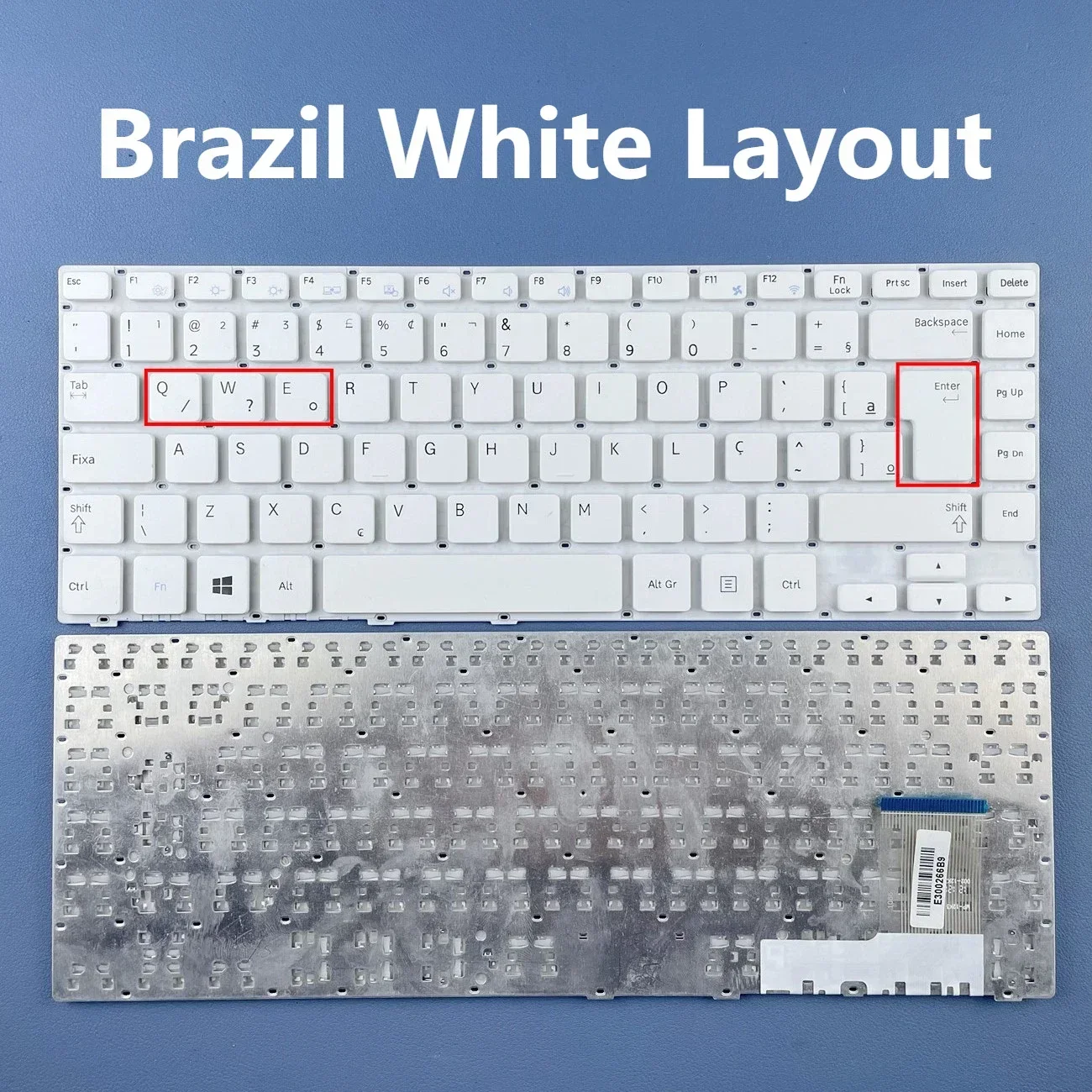 Brazil Spanish Keyboard For Samsung NP370R4E NP540U4E 370R4E NP450R4E 450R4E NP450R4Q NP530U4E 450R4Q NP450R4V NP455R4J NP470R4E