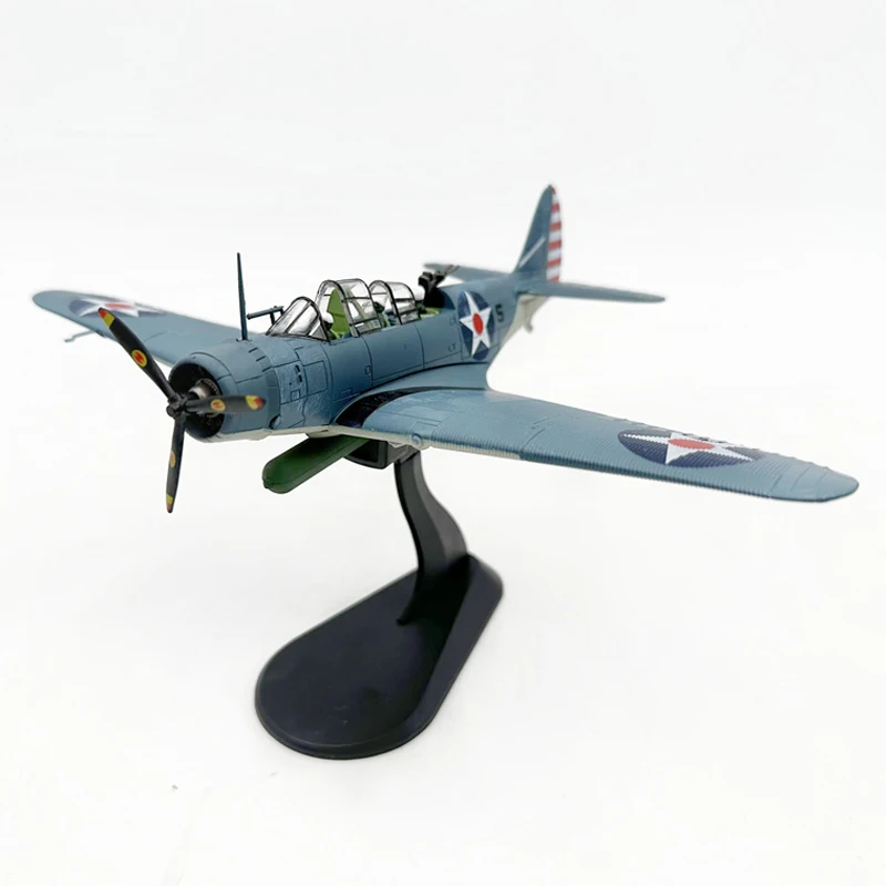 

WLTK 1:72 Scale TBD Fighter Jet Aircraft Model Hidden Style Diecast Alloy Static Display Souvenir Collection Toy Gifts Ornaments