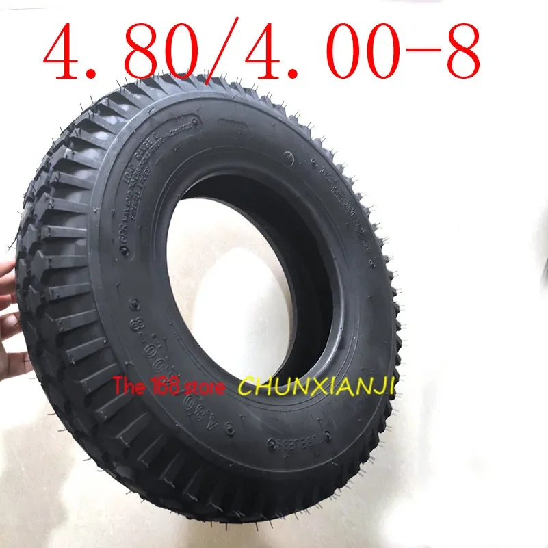 High Quality 4.80/4.00-8 Tubeless Park Carousel Tire 400-8 Inch Road Trailer  Vacuum Tyre