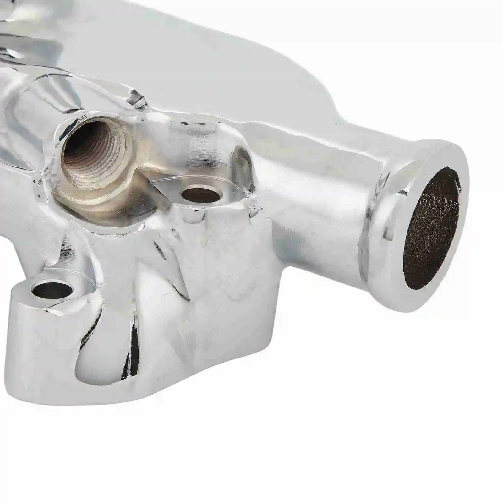 Electroplated Aluminum High Flow Short Water Pump, Large Capacity Cooling Pump For SBC Chevy V8 283 327 350 Engines 1955‑1985