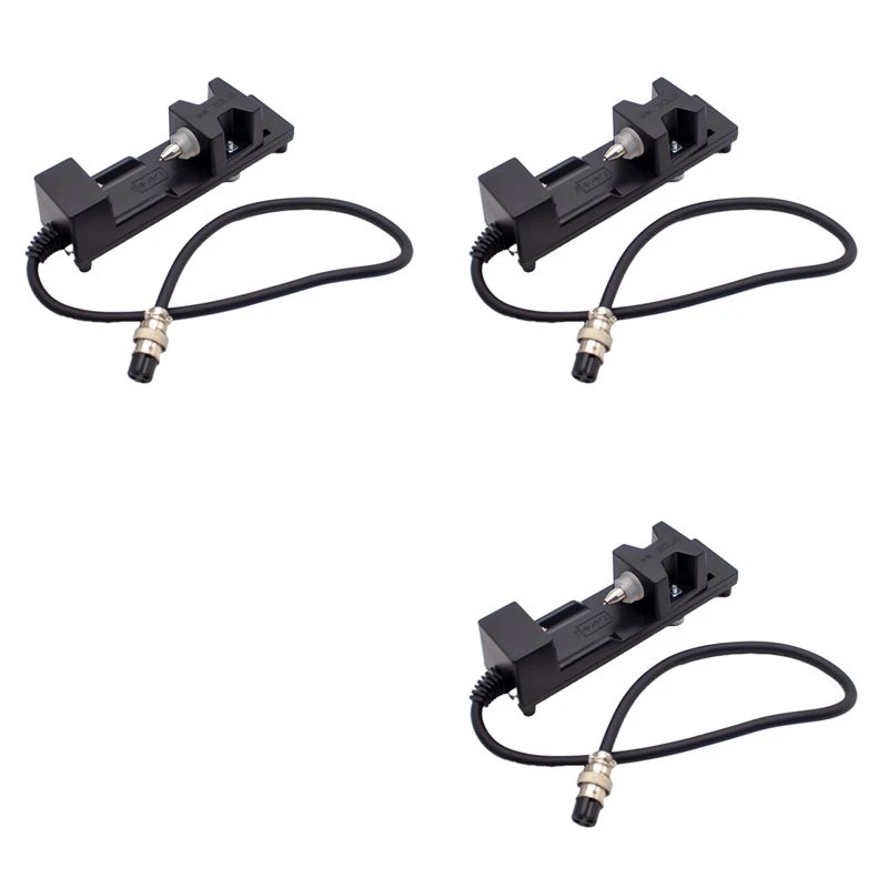 ABJF-3X 18650 26650 21700 Lithium Battery Four-Wire Internal Resistance Meter Test Bracket Battery Fixture Clamp Holder
