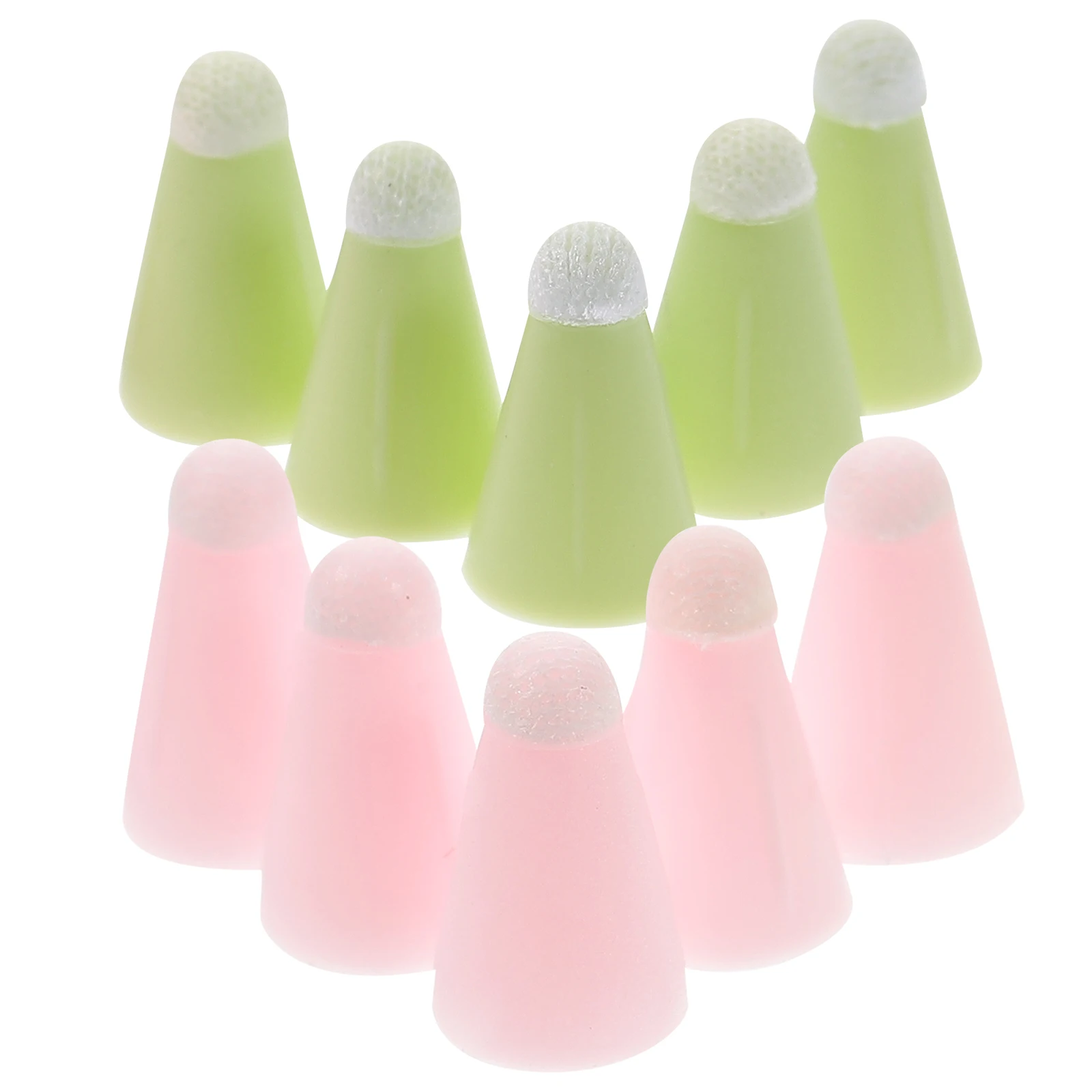 10Pcs Touch Pen Protective Sleeve Refreshing Color Anti Scratch Nib Cover for Tablets Capacitive Stylus Tip Cover