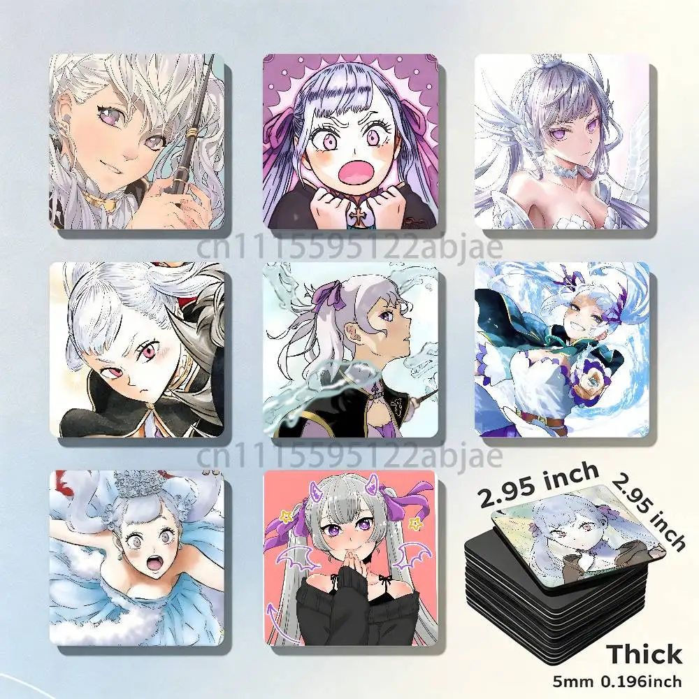 B-Black Clover Noelle Silva-a Fridge Magnetic Magnet PVC Memorial Decor for Family Friends Students Adults
