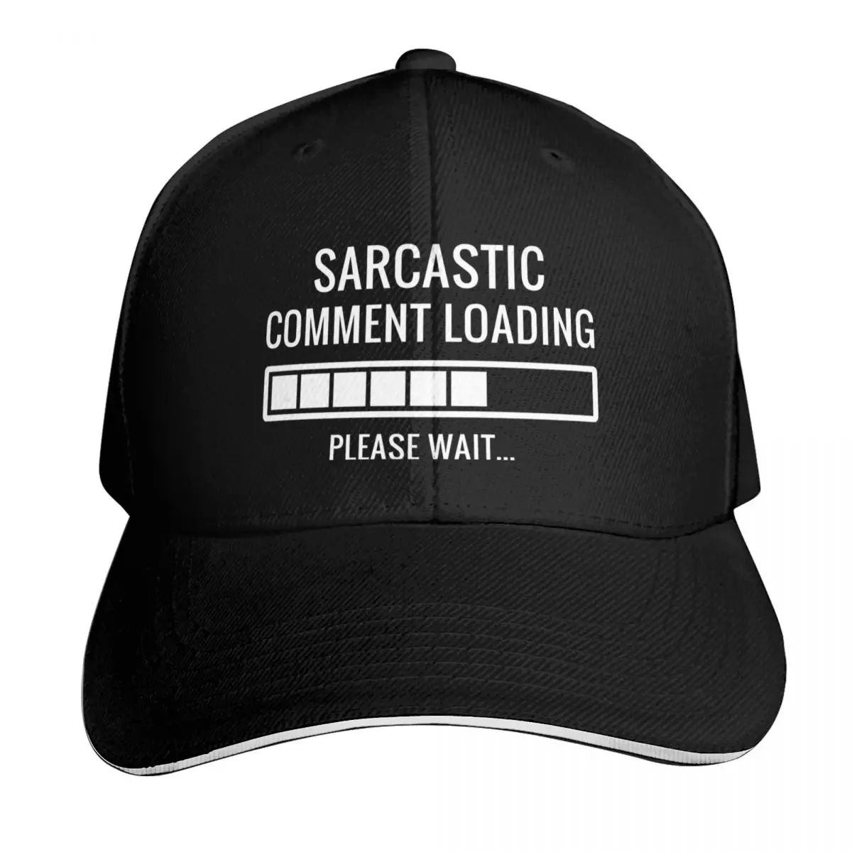 Sarcastic Comment Loading Baseball Cap Streetwear Hip Hop Trendy Vintage Retro Embroidered Lightweight Packable