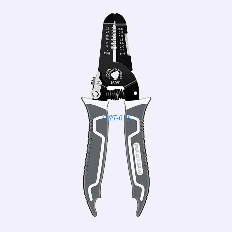 

E15A Multifunctional Stripping Cutter Cable Wire Crimping Electrician for 10-22AWG