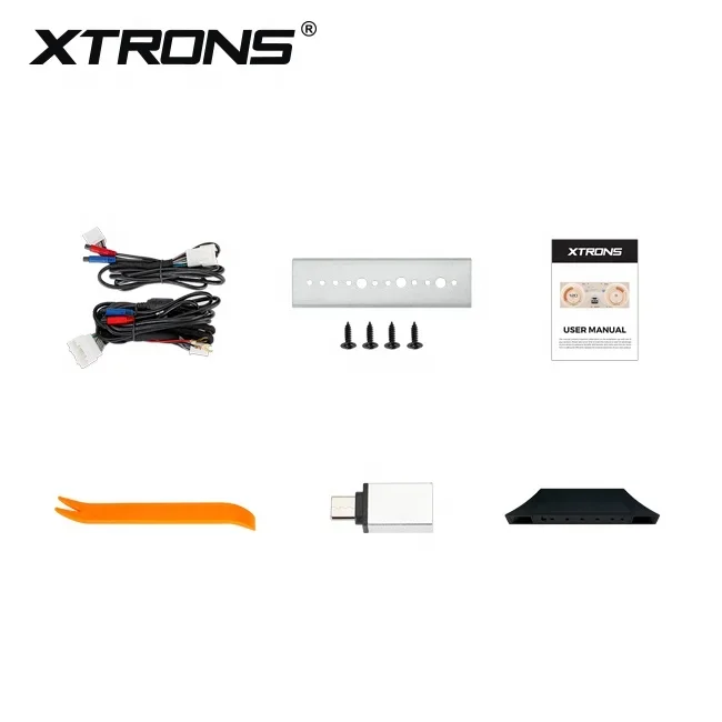 XTRONS 8.9 بوصة تعمل باللمس شاشة سيارة Linux OS أداة العنقودية فيديو السيارة مع نظام ملاحة GPS لـ tesla Model 3 Y