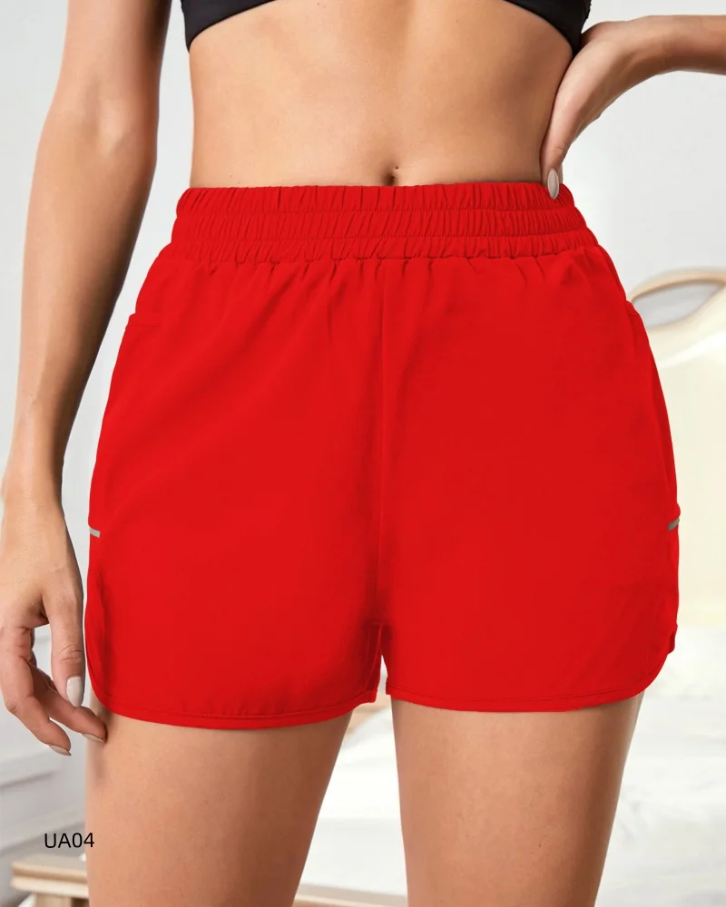 2026 Women's Comfortable Sports Shorts with Slim Waist and Casual Home Multi functional Sports Shorts New Style