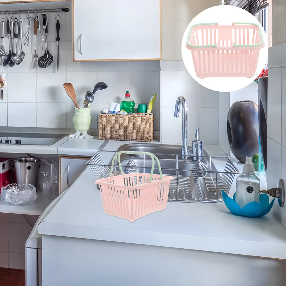 

4Pcs Plastic Storage Basket Compact Design Household Bin for Desktop Bedroom Study Organizing Cosmetics Cables Accessories