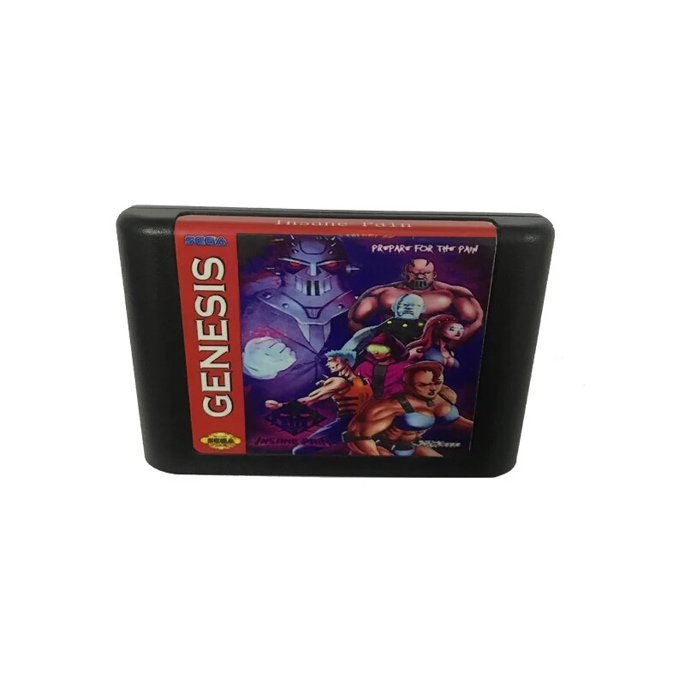 إصدار جينيسيس من النوع الكامل MD Insane Pain ألعاب Mega Drive الجديدة ألعاب القتال الجديدة مشابهة لـ Mortal Kombat #2