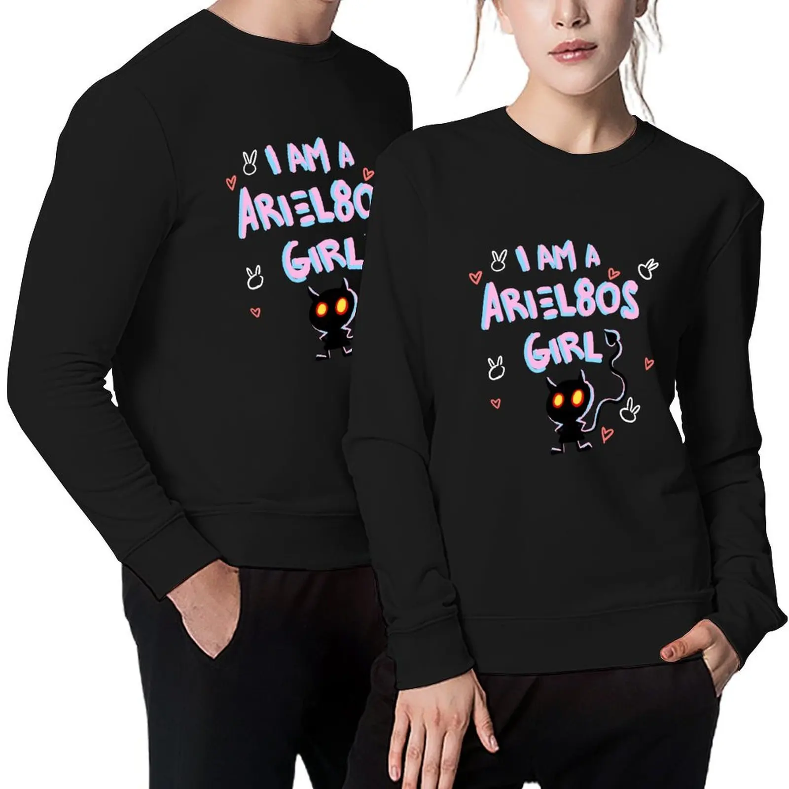 

I am a Ariel80s girl! Pullover winter clothes fashion men korean style clothes tracksuit sweatshirts men
